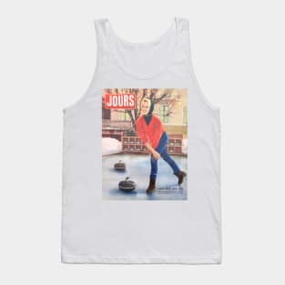 Vintage French magazine cover Tank Top